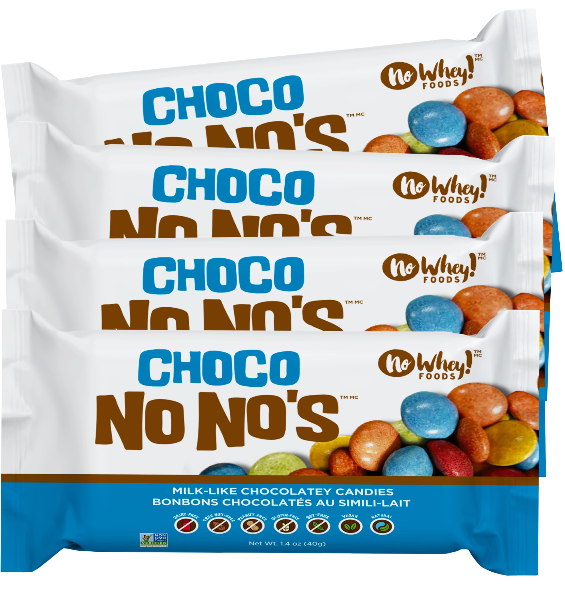 Choco NoNos, 4 PK, Vegan, Dairy Free, Nut Free, Allergy Friendly